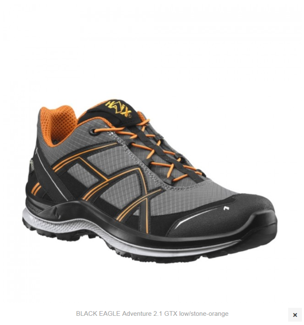 Haix BLACK EAGLE Adventure 2.1 GTX low/stone-orange UK 8.5